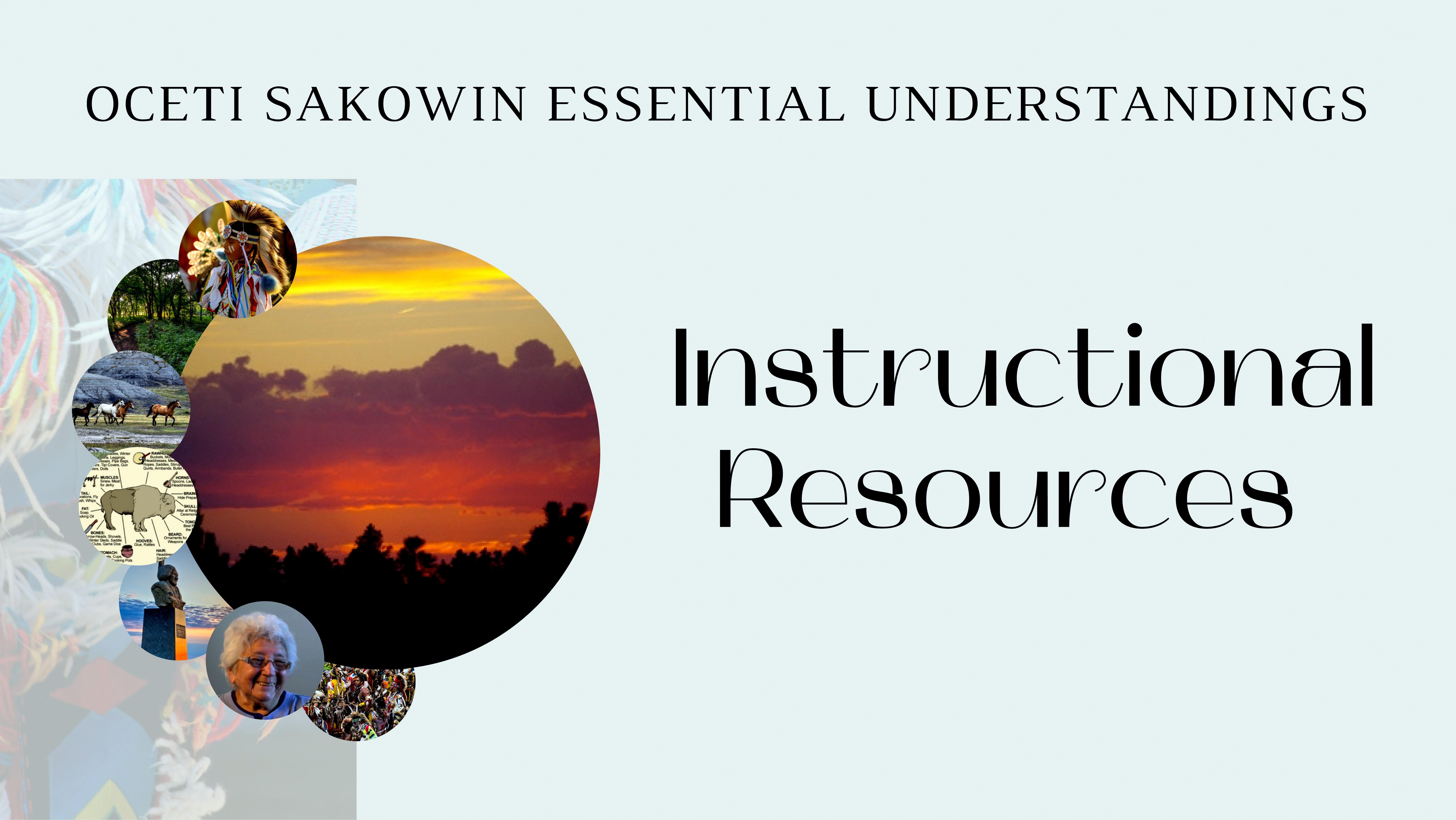 Oceti Sakowin Essential Understandings Instructional Resource Graphic 