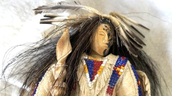 Traditional Native American doll. 