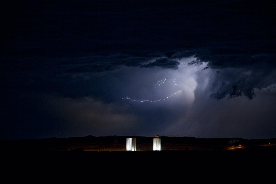 Scott Sterling storm lightening Fort Peck Dam powerhouses powerhouse