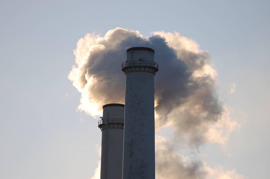 steam rising coal colstrip power plant