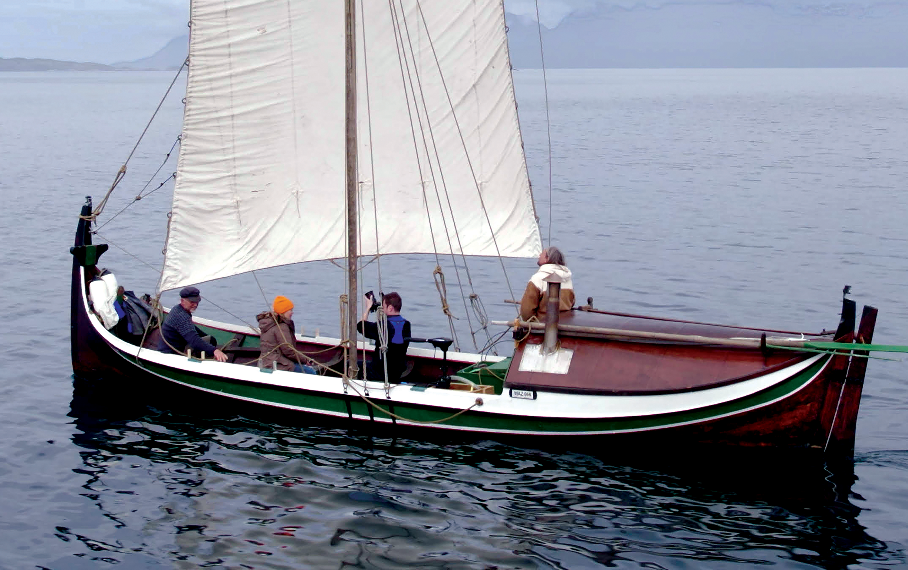 Traditional Norwegian boatmaking on Postcards