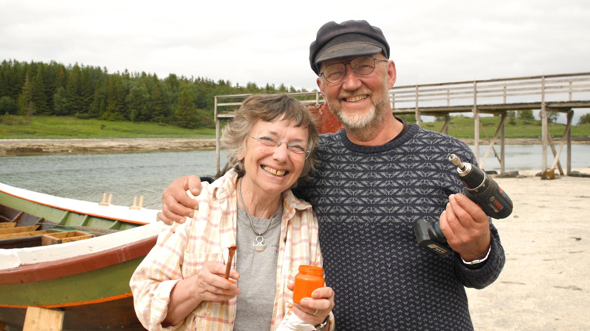 Norland Boat builder Ulf Mikalsen and his spouse