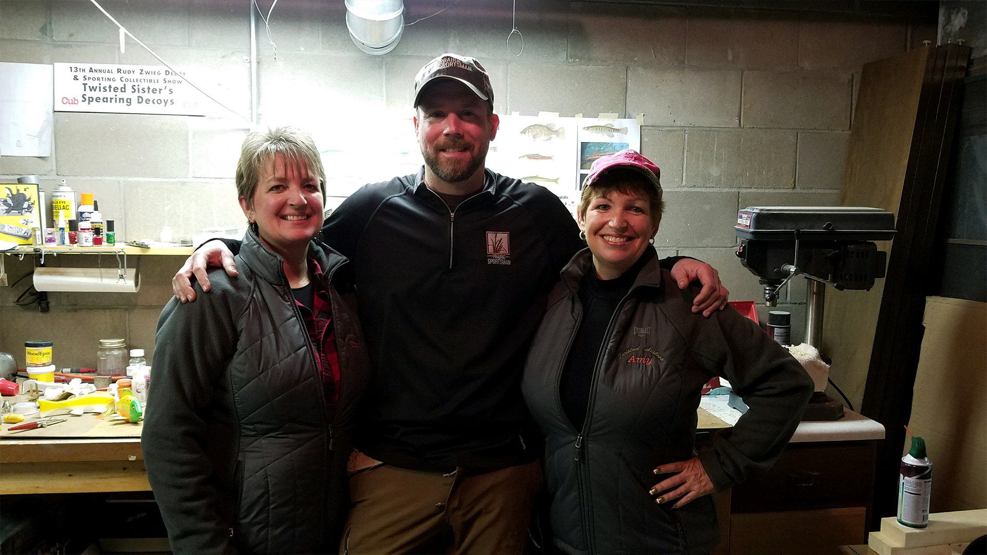 Bret Amundson with Tami Kotila and Amy Smith