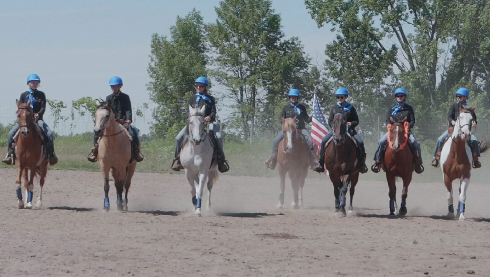 Rick-A-Shay Riders drill team