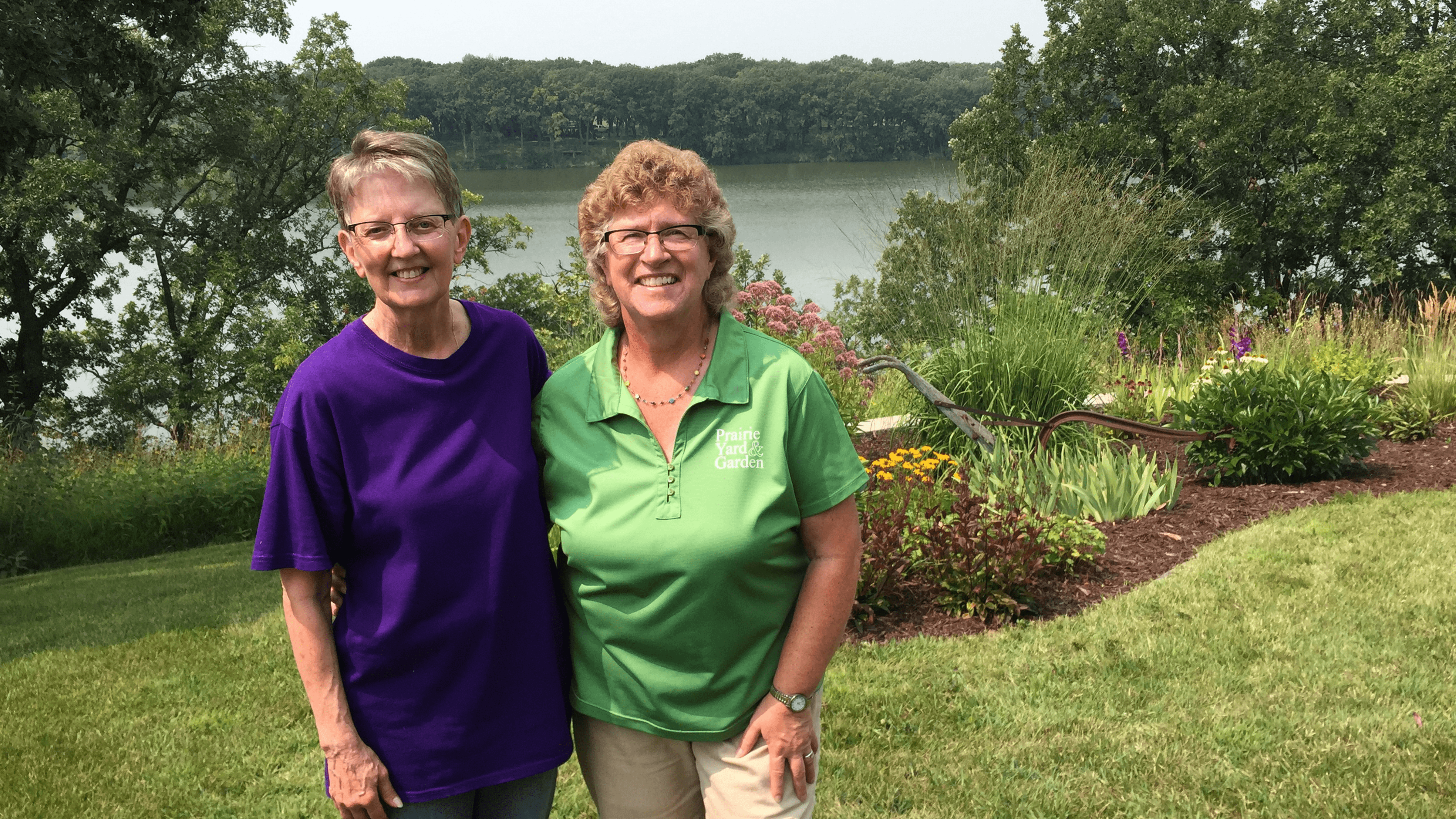 Host Mary Holm visits with Sara Thronsedt.