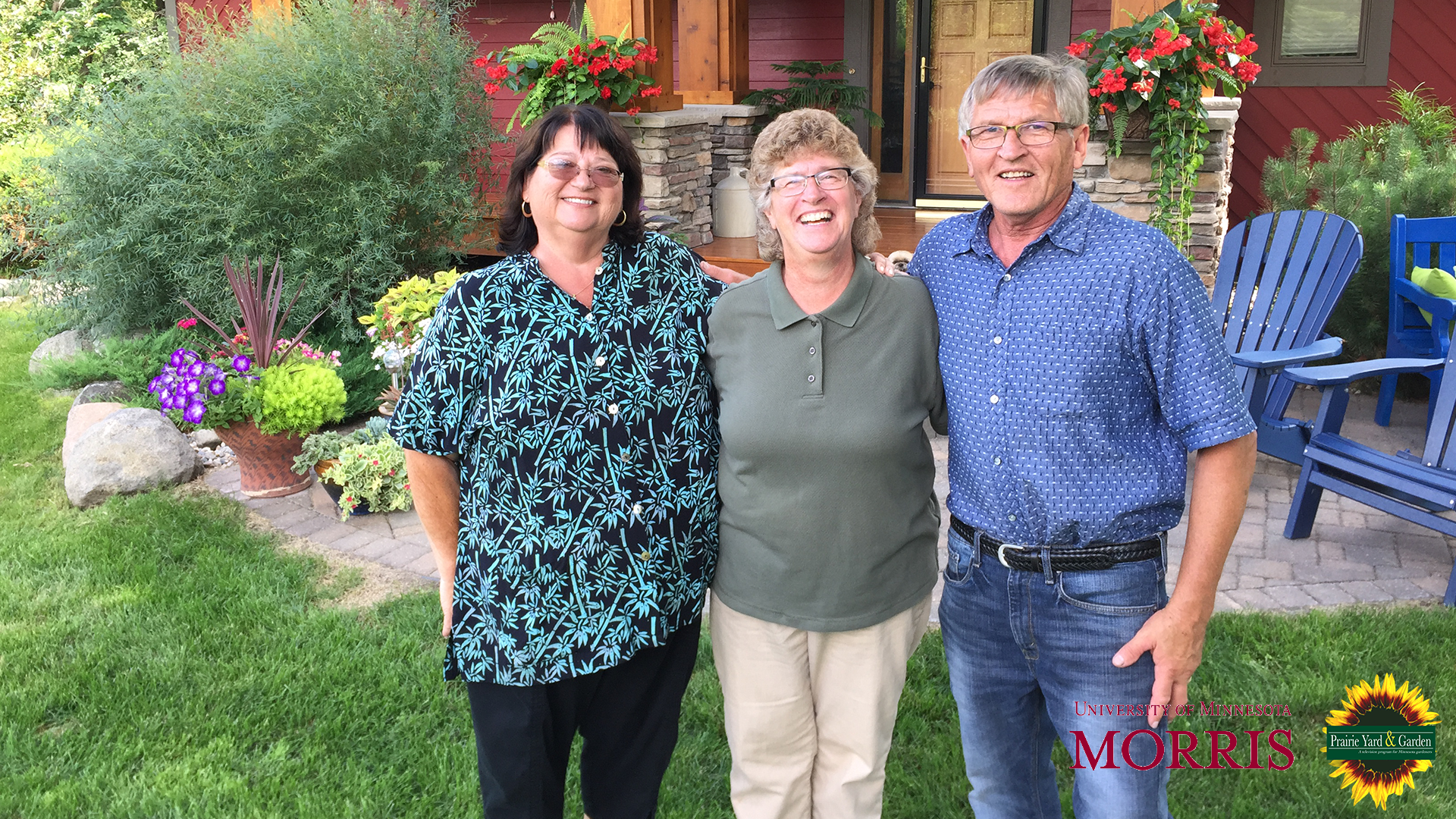 Mary Holm with Bruce and Terri Kakac