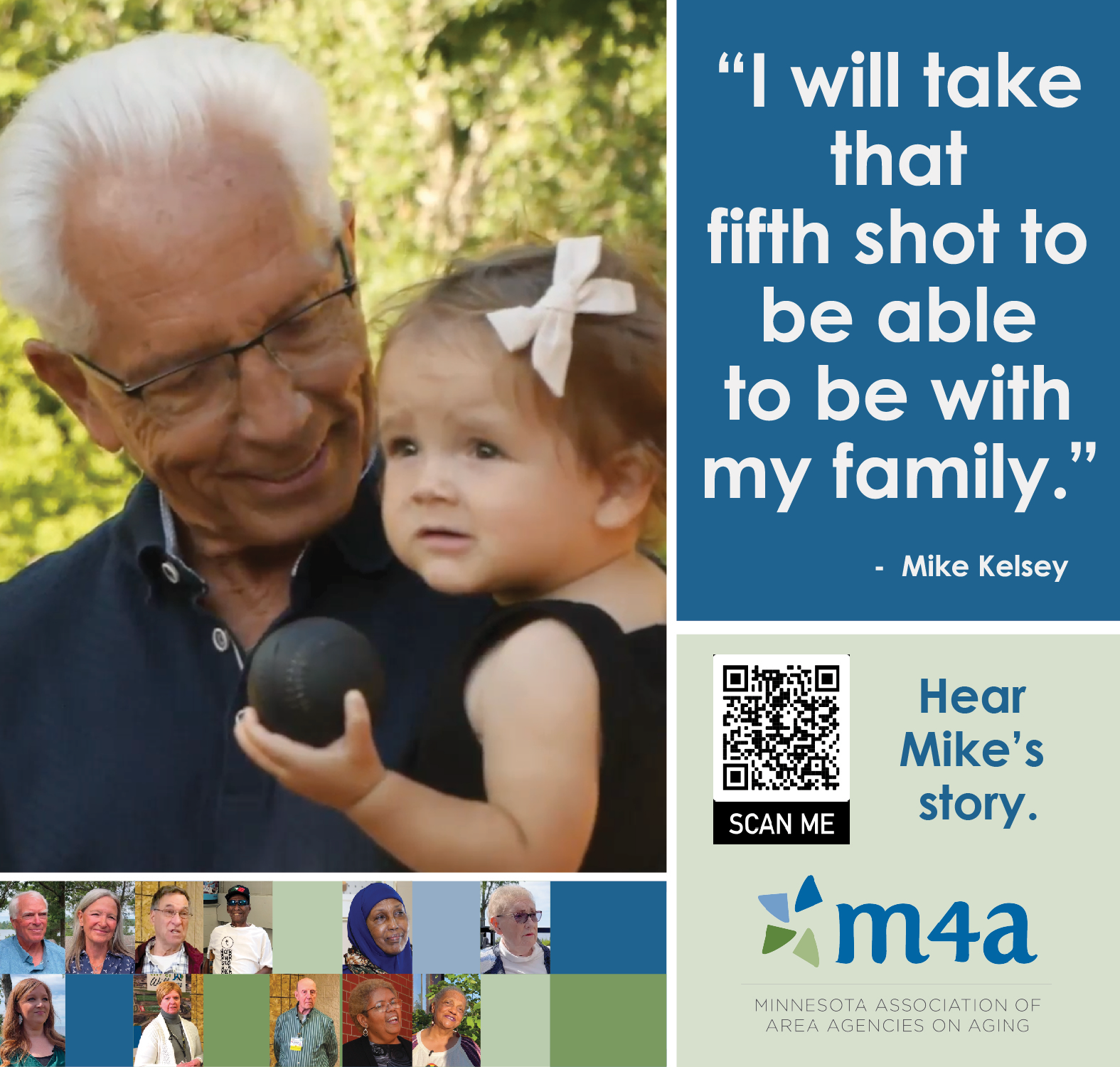 Mike Kelsey shares his story  in statewide vaccine awareness campaign