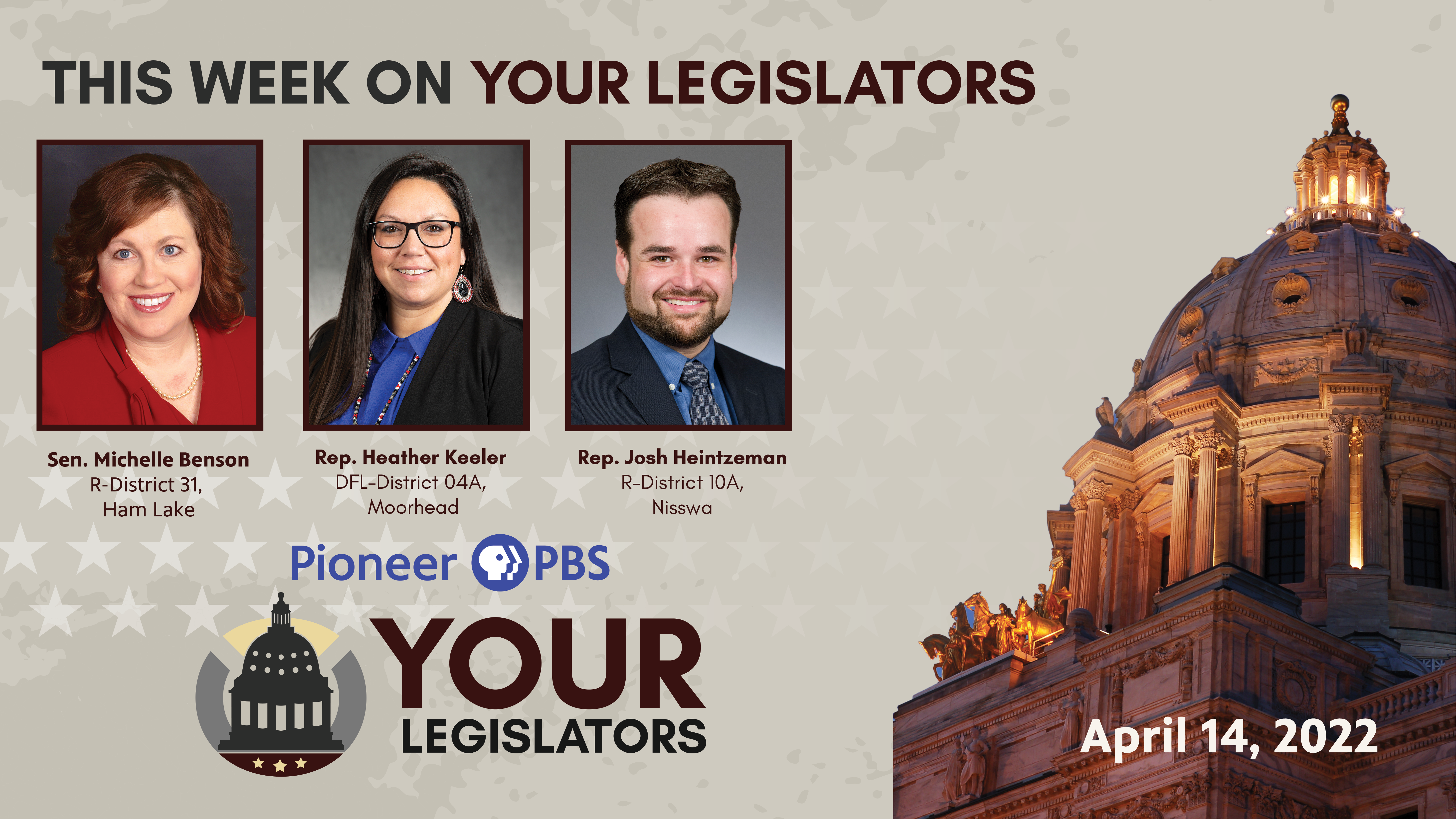 Senator Michelle Benson, Representative Heather Keeler and Representative Josh Heintzeman