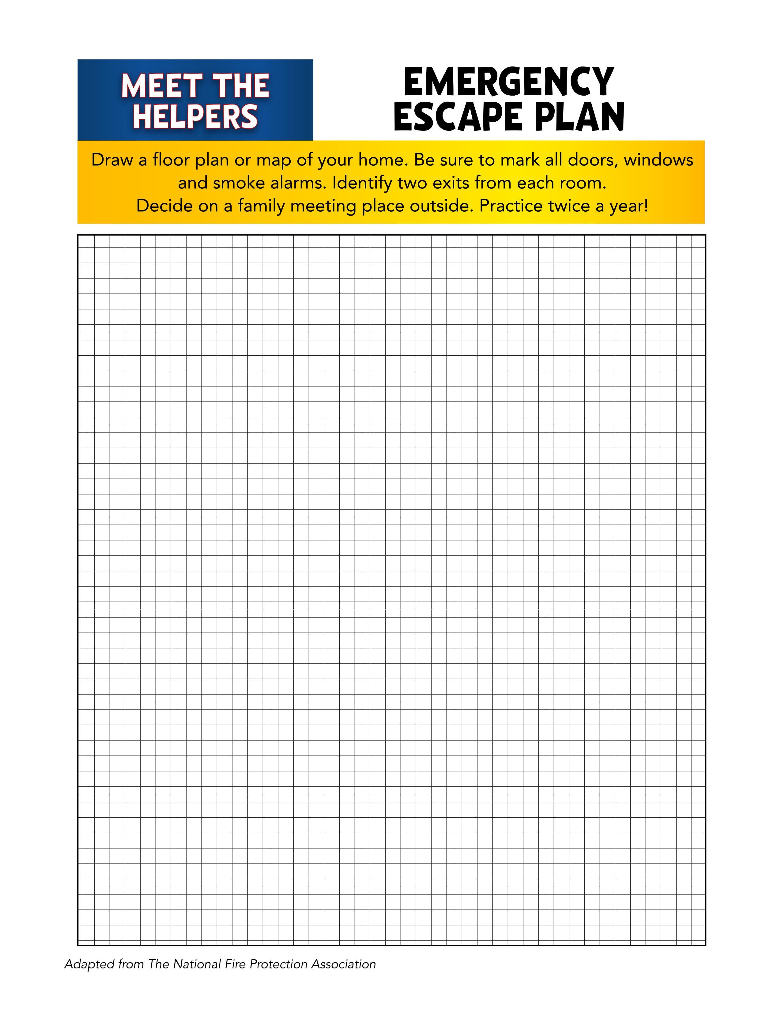 family emergency plan template