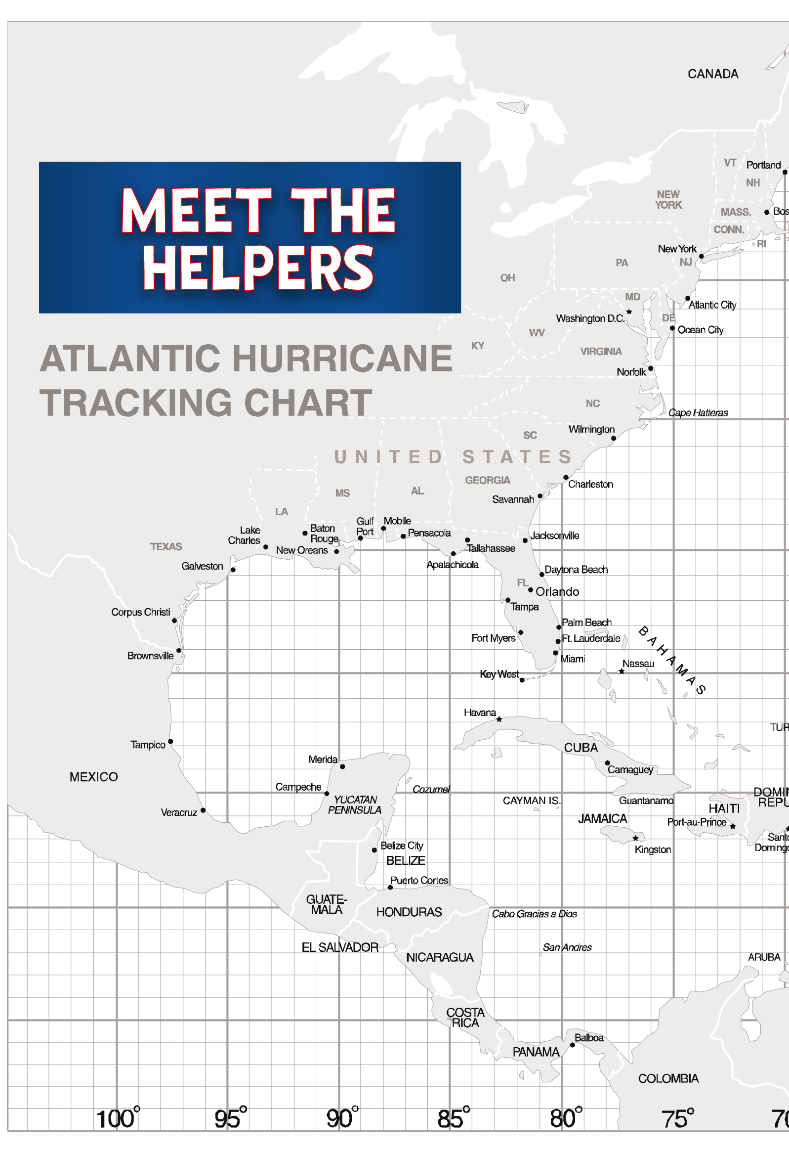 Hurricane Tracking Chart