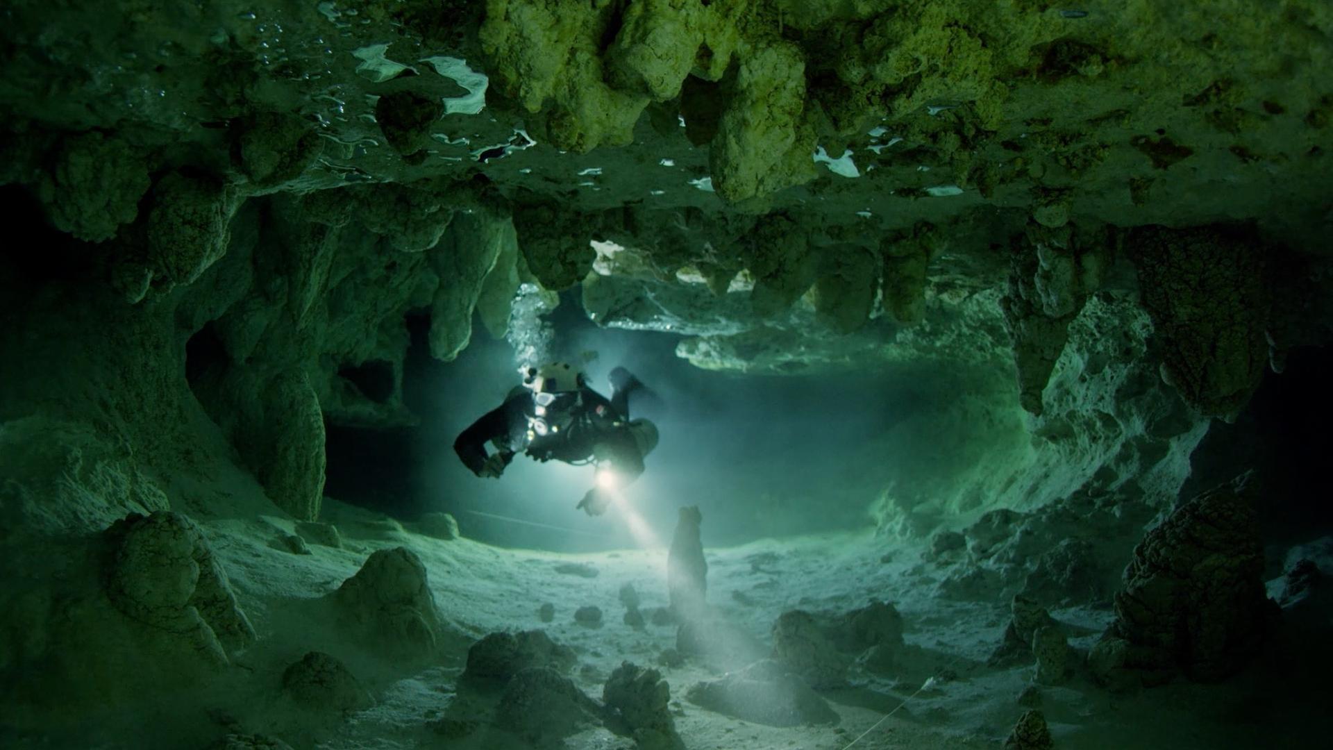 Aquifers, deep under our feet, together hold more water than all the lakes and rivers on earth, and are unaffected by drought or flooding. This one is beneath Tulum, Mexico.