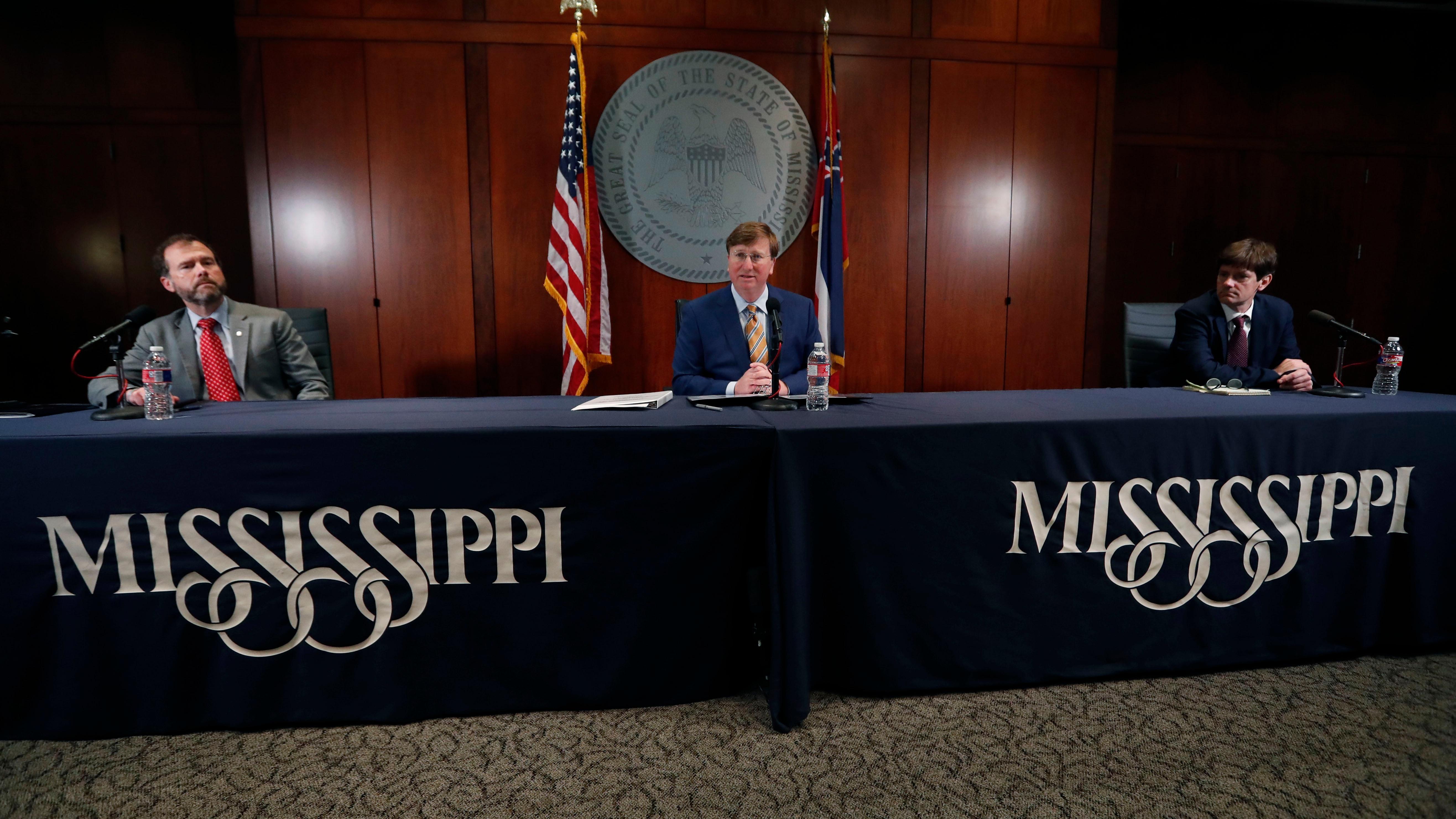 Governor Tate Reeves media conference