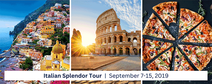 Italian Splendor Tour - Sep 7-15, 2019