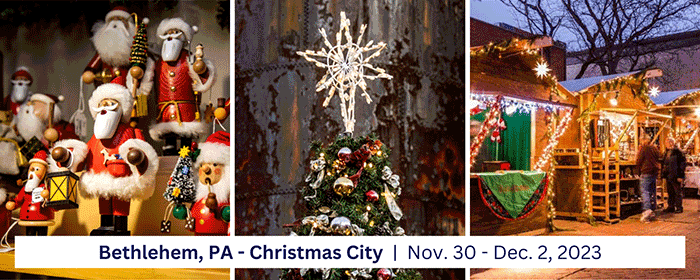 Bethlehem, PA - Nov 30-Dec 2, 2023