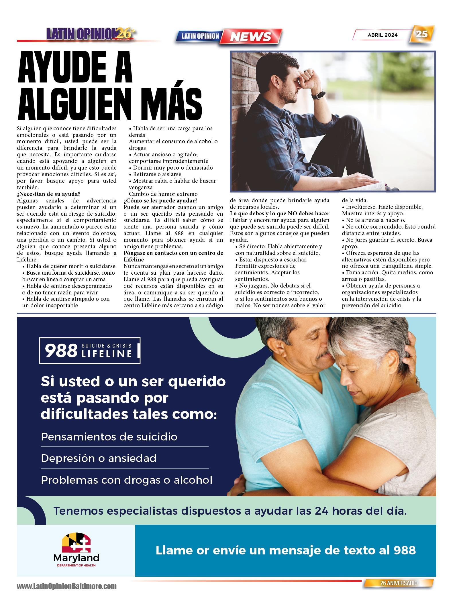 988 Lifeline Spanish Print Proof