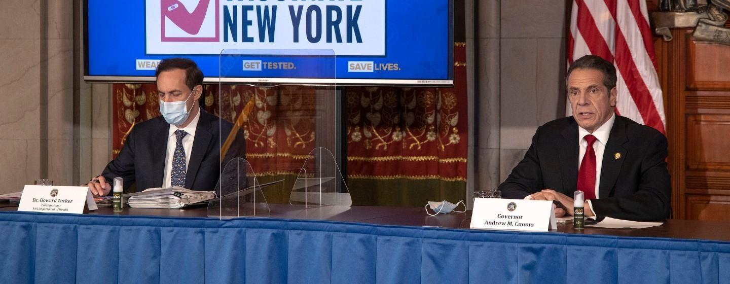 Gov. Andrew Cuomo on Wednesday, Dec. 16, 2020
