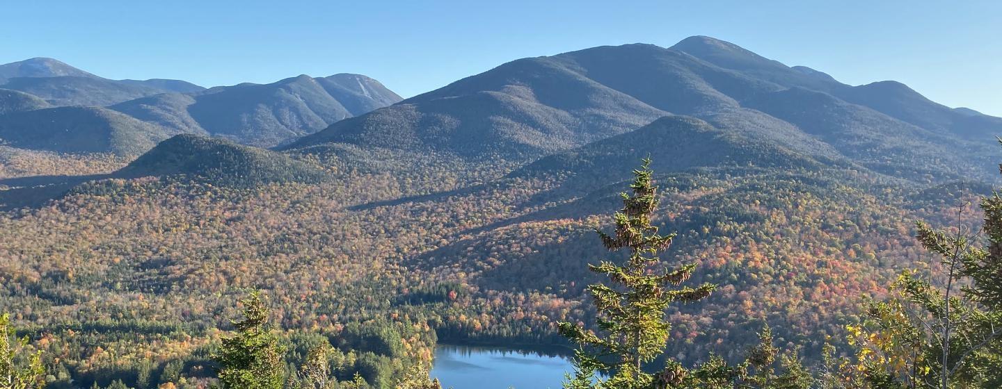 Adirondacks on a sunny, fall day