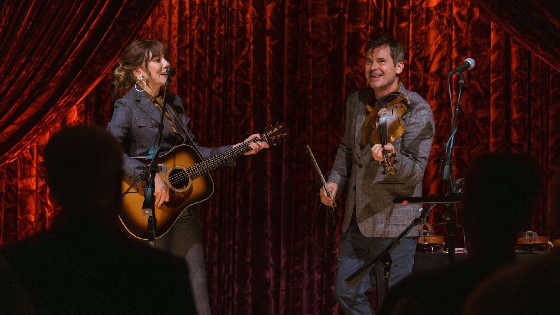 The Grammy winners perform a rare joint set of bluegrass and Americana hits from her catalog with Golden Highway and his with Old Crow Medicine Show.