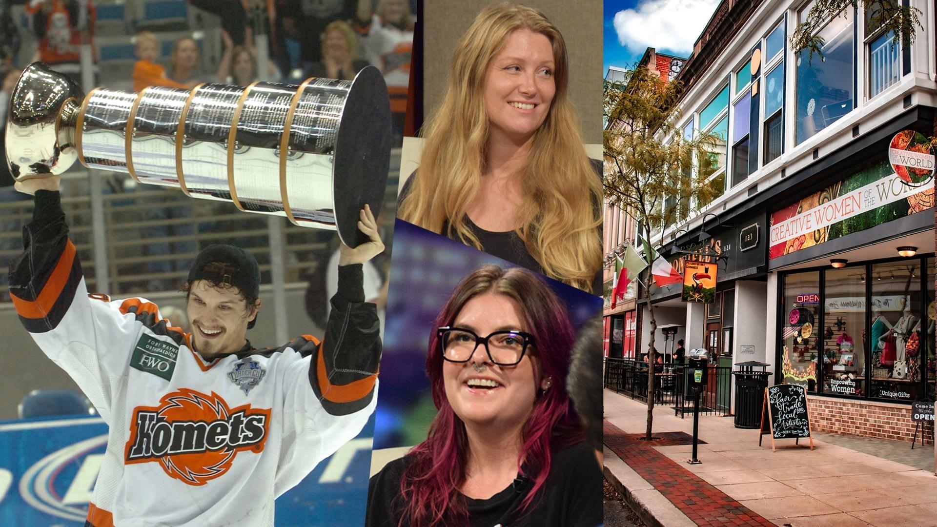 Host Ed Leon learns more about Fort Wayne’s Hobnobben Film Festival; The Journal Gazette previews the Fort Wayne Komets’ 75th season; Leon invites you to learn more about Creative Women of the World, an organization empowering women artisans & entrepreneurs!
