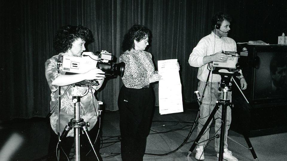 Archive- Early 1990s Live Show Studio Crew