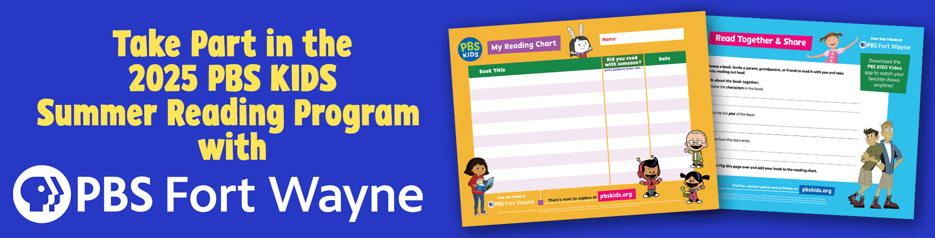 PBS Kids Summer Reading Program at PBS Fort Wayne