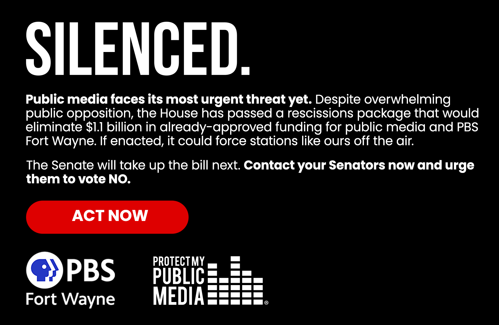 Don't Let PBS Fort Wayne Go Off The Air.