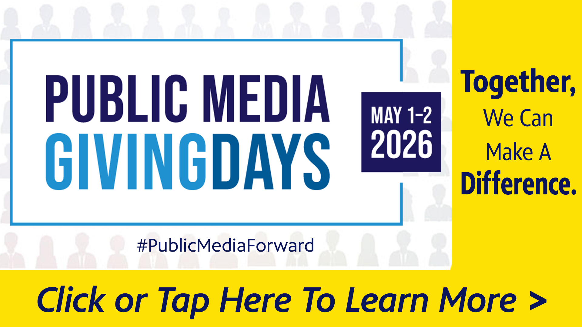 Public Media Giving Days-May 1-2, 2026
