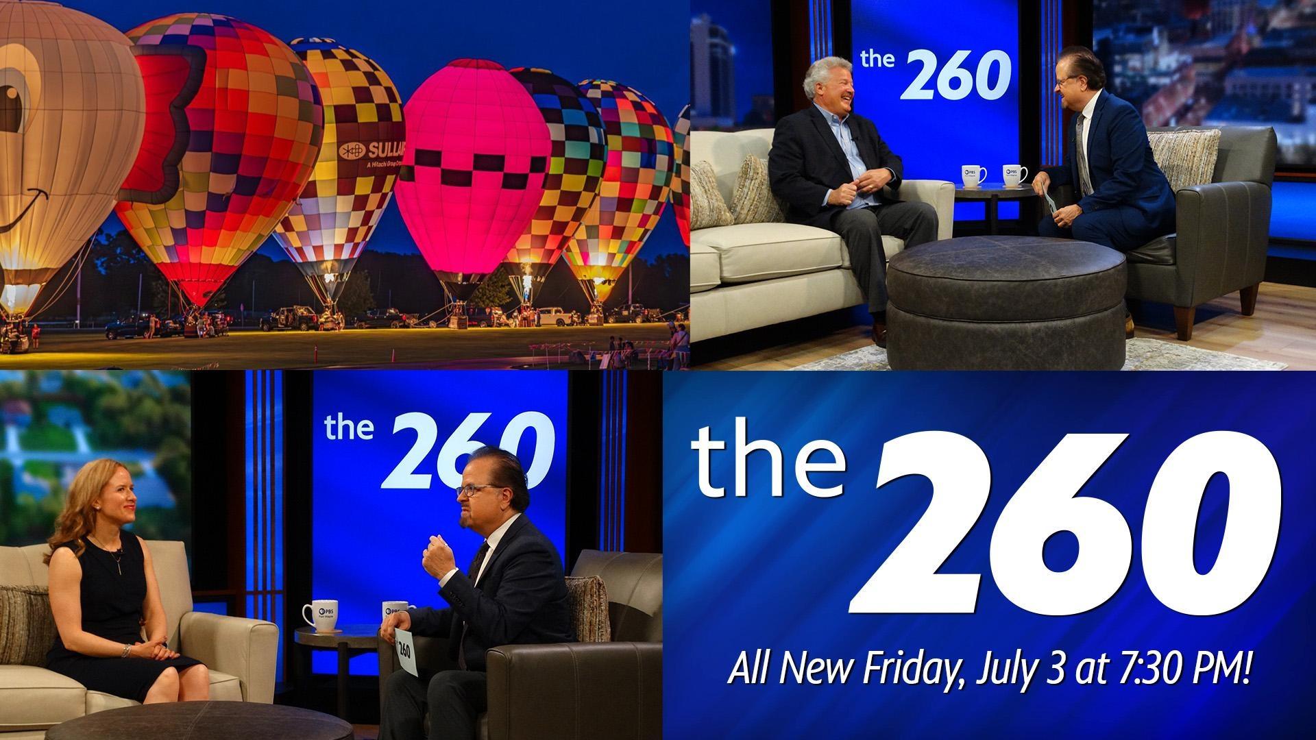 Join host Ed Leon leearn about Angola's Balloons Aloft Festival; Dan Ross reflects on his extensive career in the Arts as he retires as CEO from Arts United, plus Fort Wayne Museum Of Art's upcoming Chalk Walk with insights from from Ashley Stoneburner.