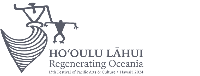 Official logo of the 13th Festival of Pacific Arts in Hawai'i.