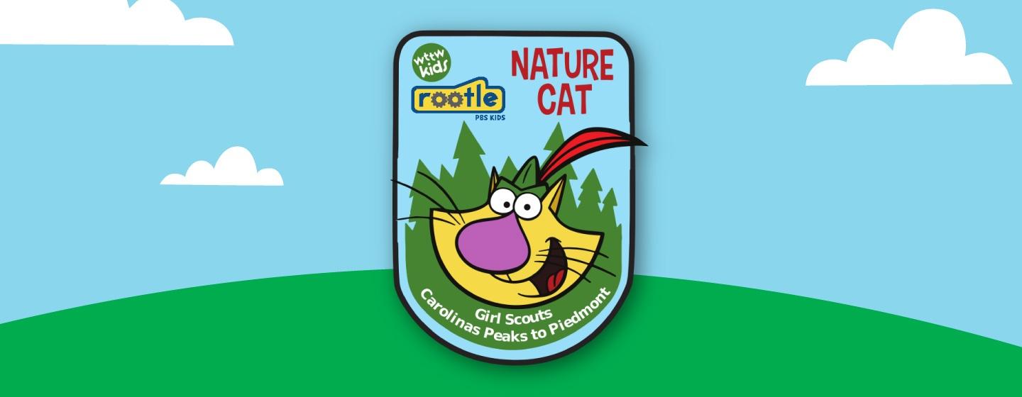 PBS North Carolina's Girl Scout Nature Cat Explorer Patch.