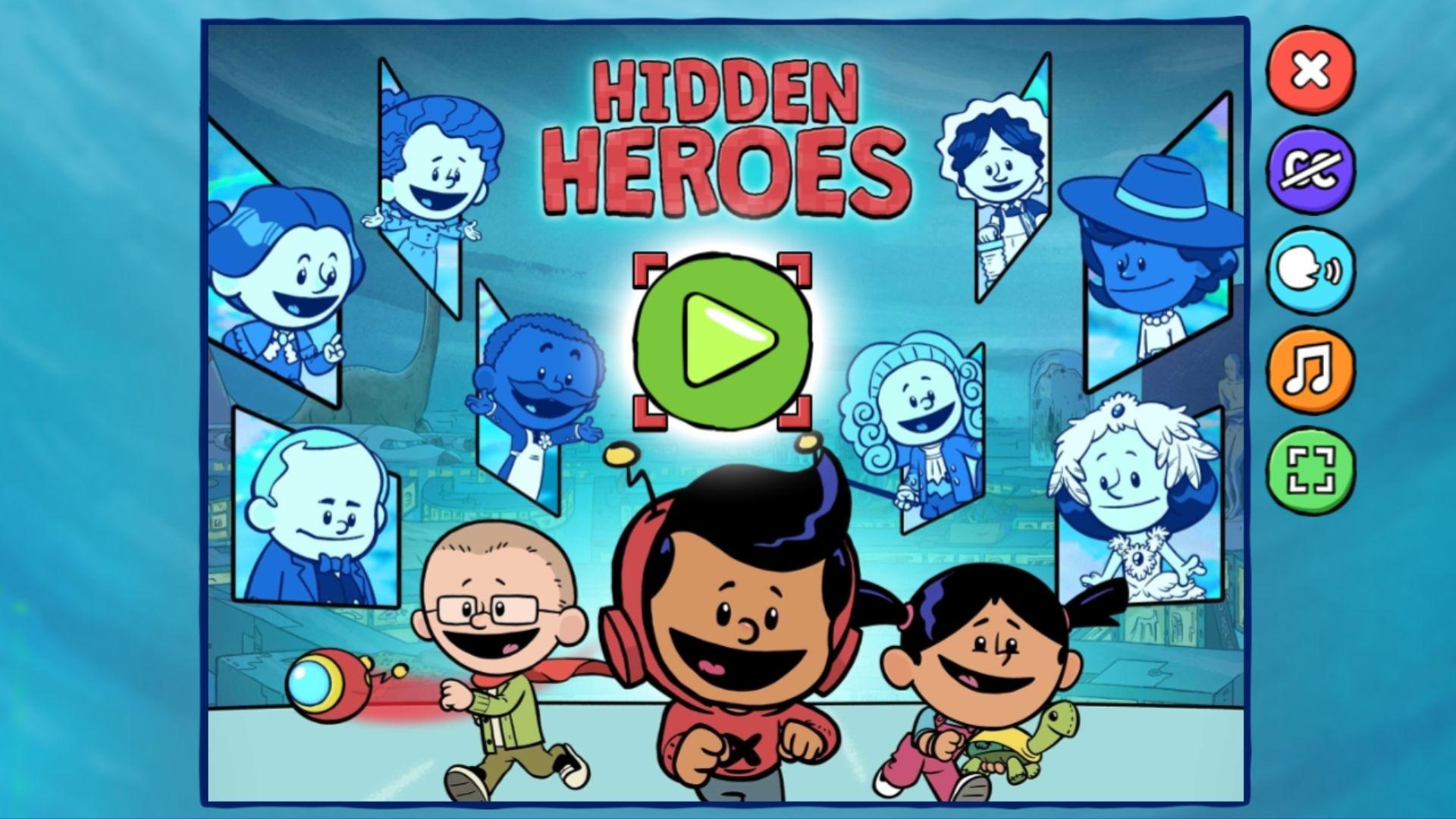 The Xavier Riddle Hidden Heroes online game platform.