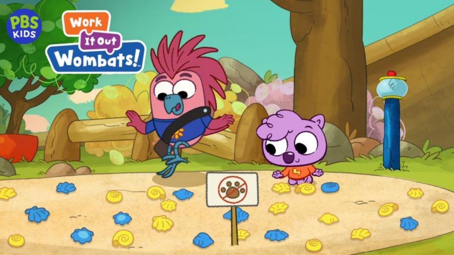Work It Out Wombat's episode, "Zadie's Shell Shuffle."