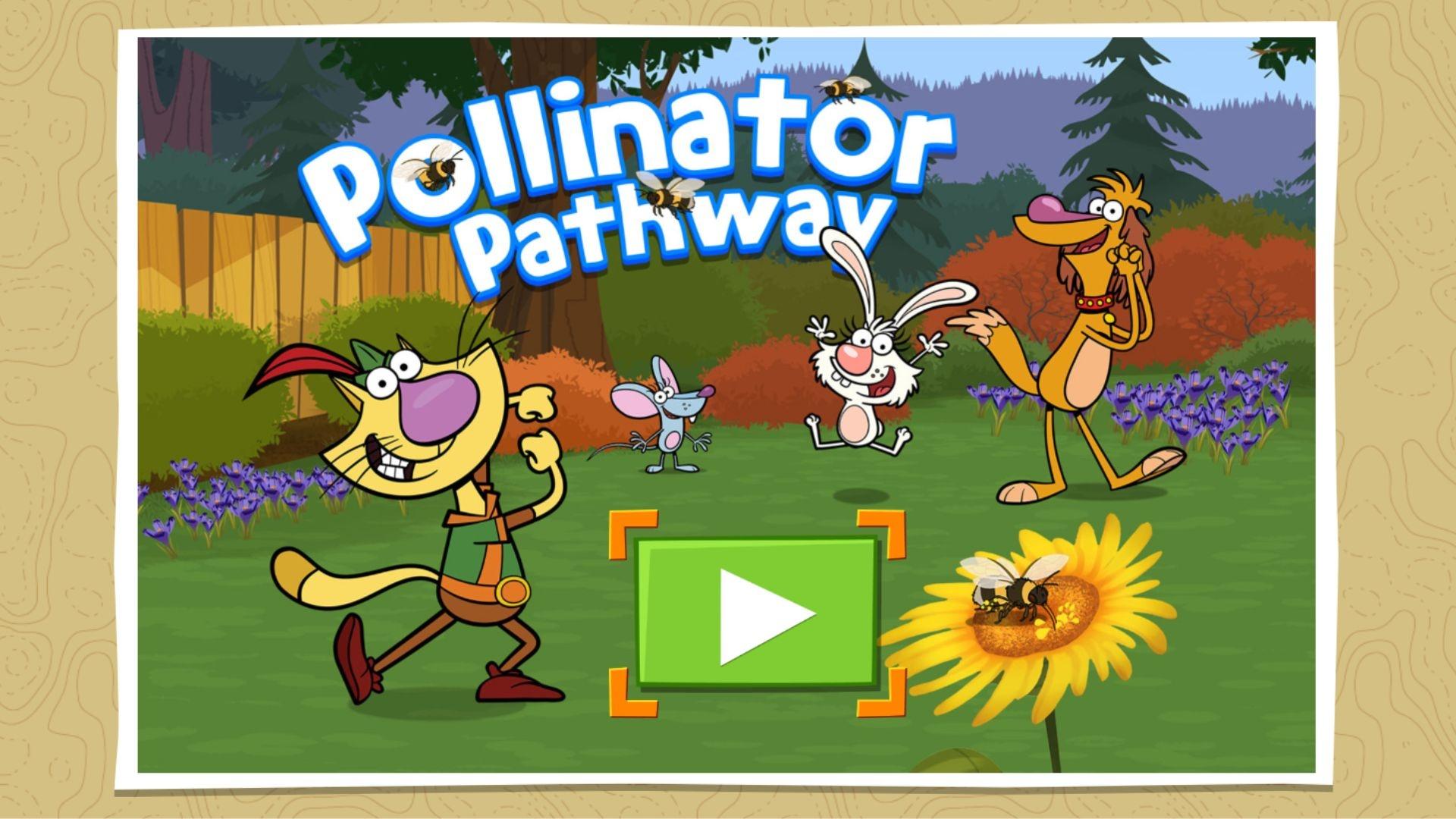 The PBS KIDS game, "Pollinator Pathway" from Nature Cat.