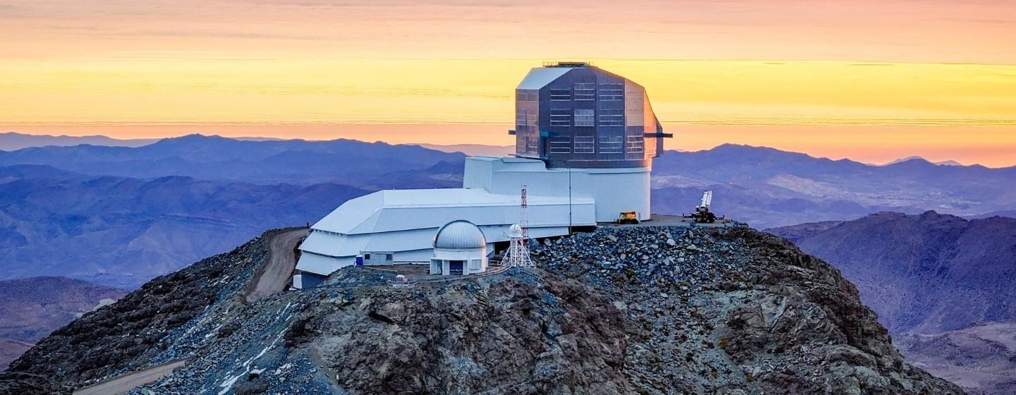 An image of the Vera C. Rubin Observatory in Chile.