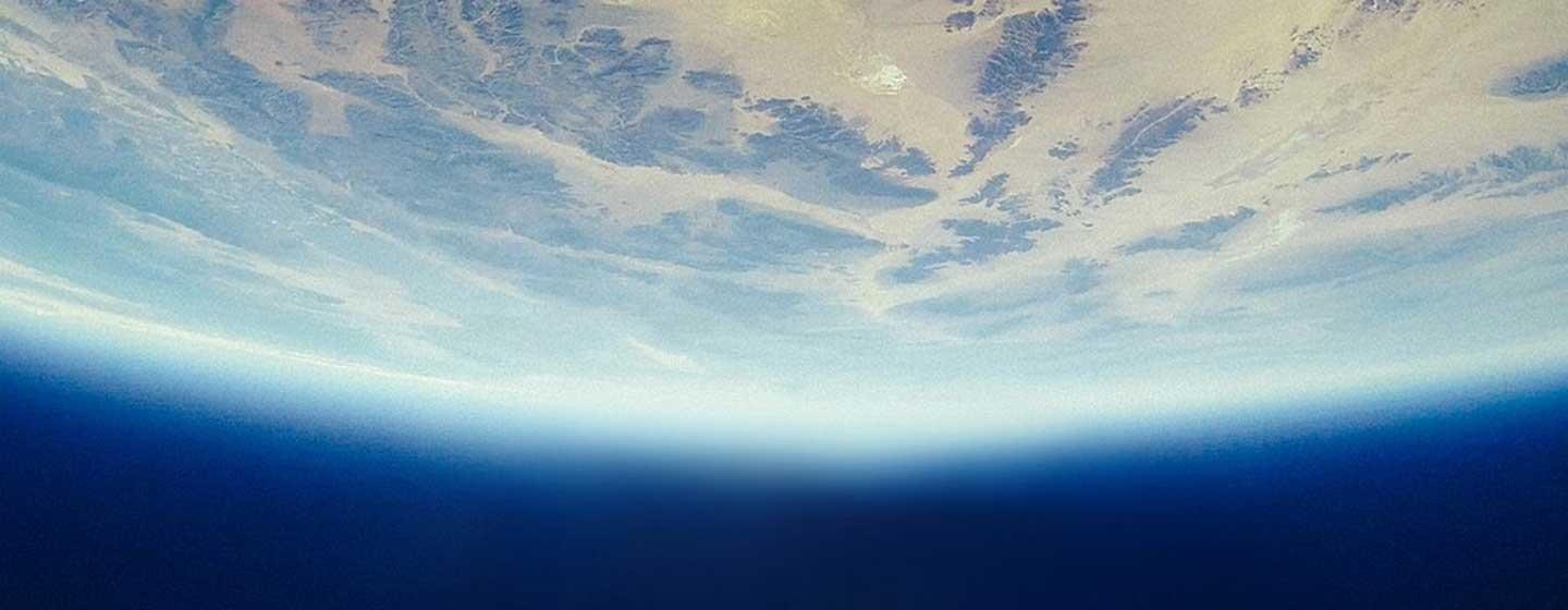 View of Earth from space