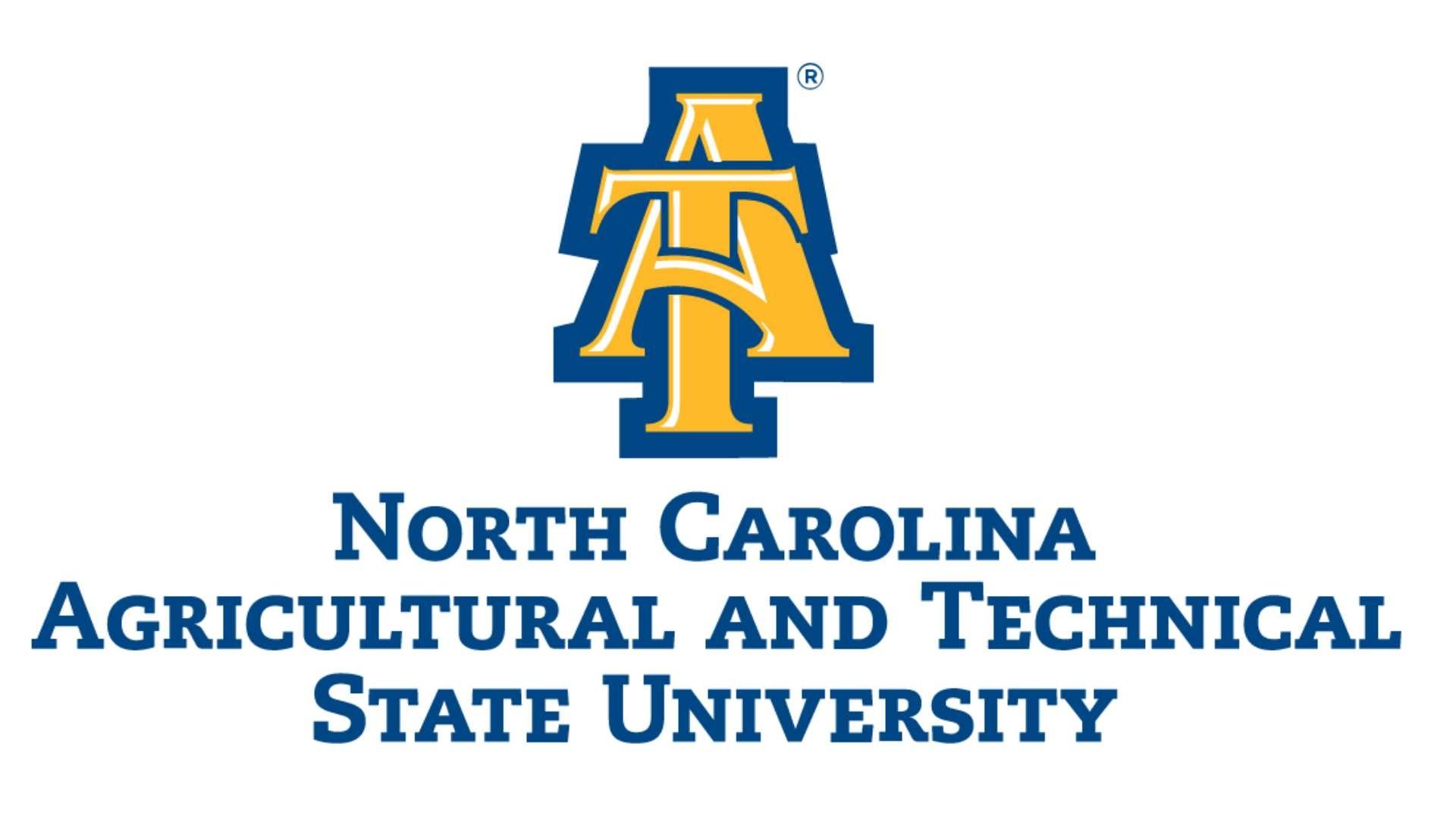 North Carolina Agricultural and Technical State University logo in blue and gold