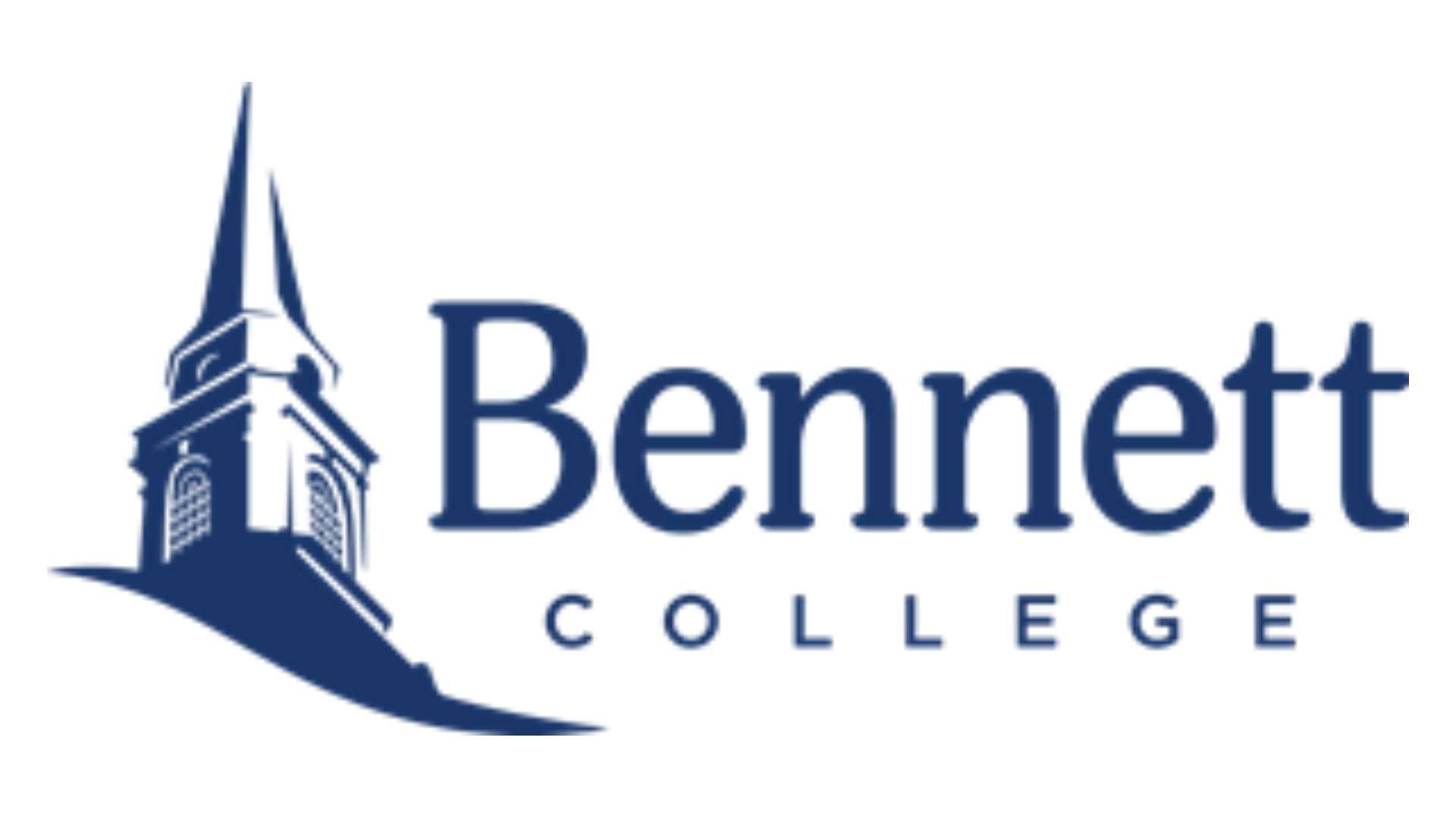 Bennett College logo in dark blue