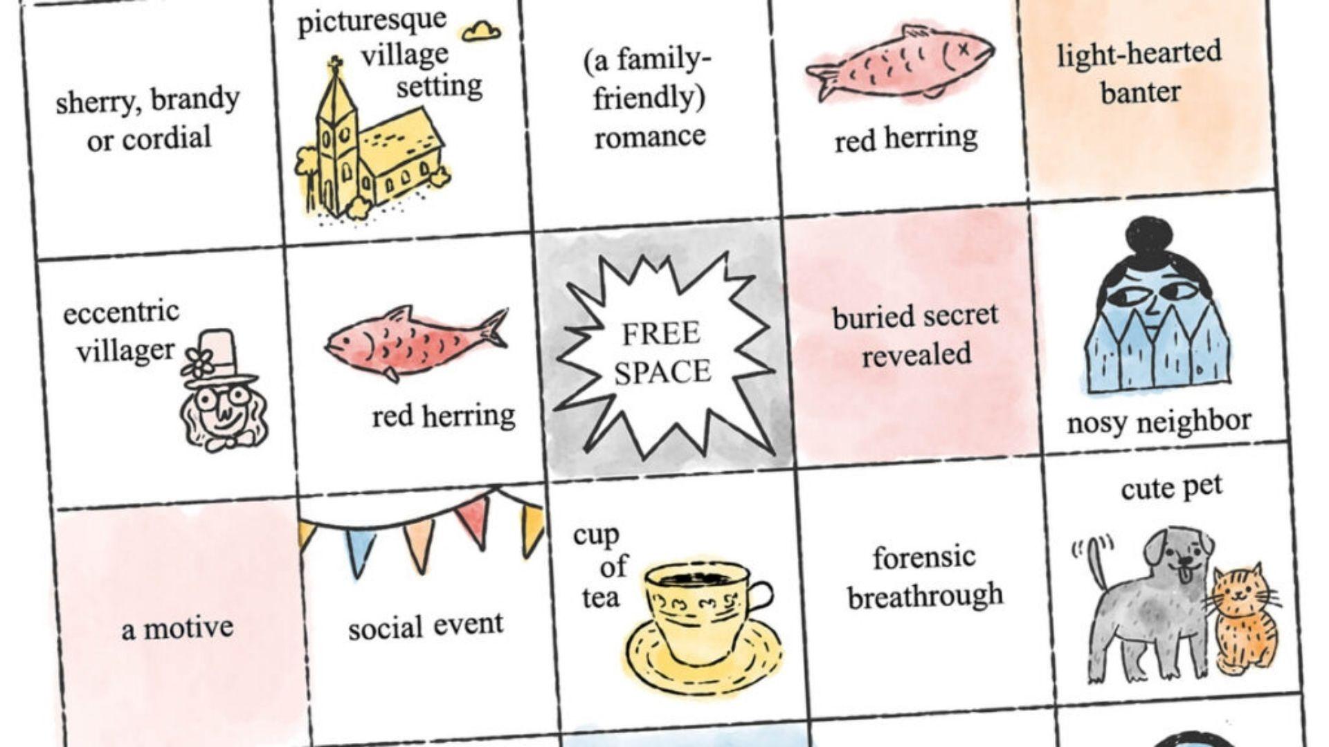 PBS dramas bingo card.