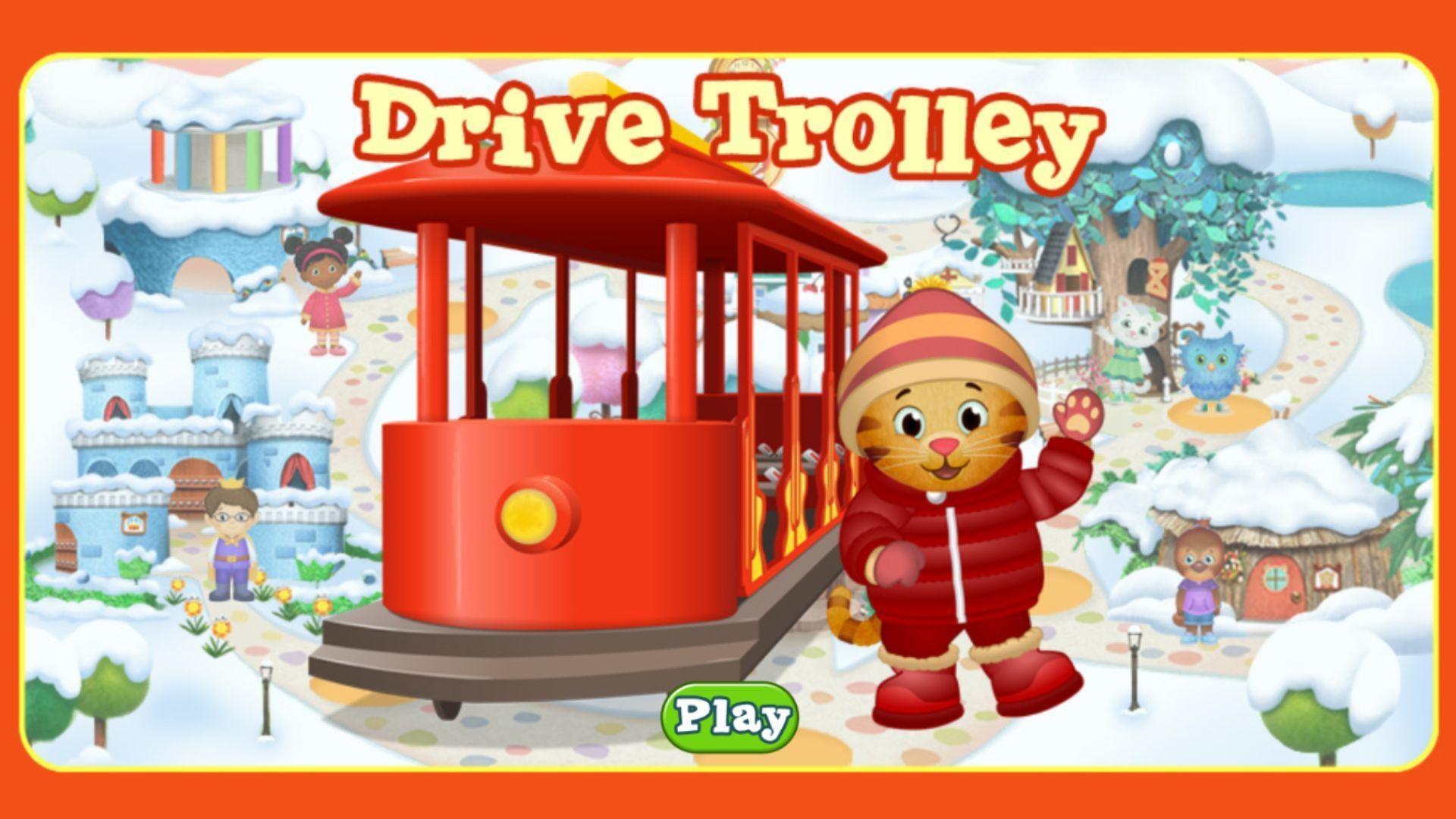 Daniel Tiger's Neighborhood online game, "Drive Trolley."