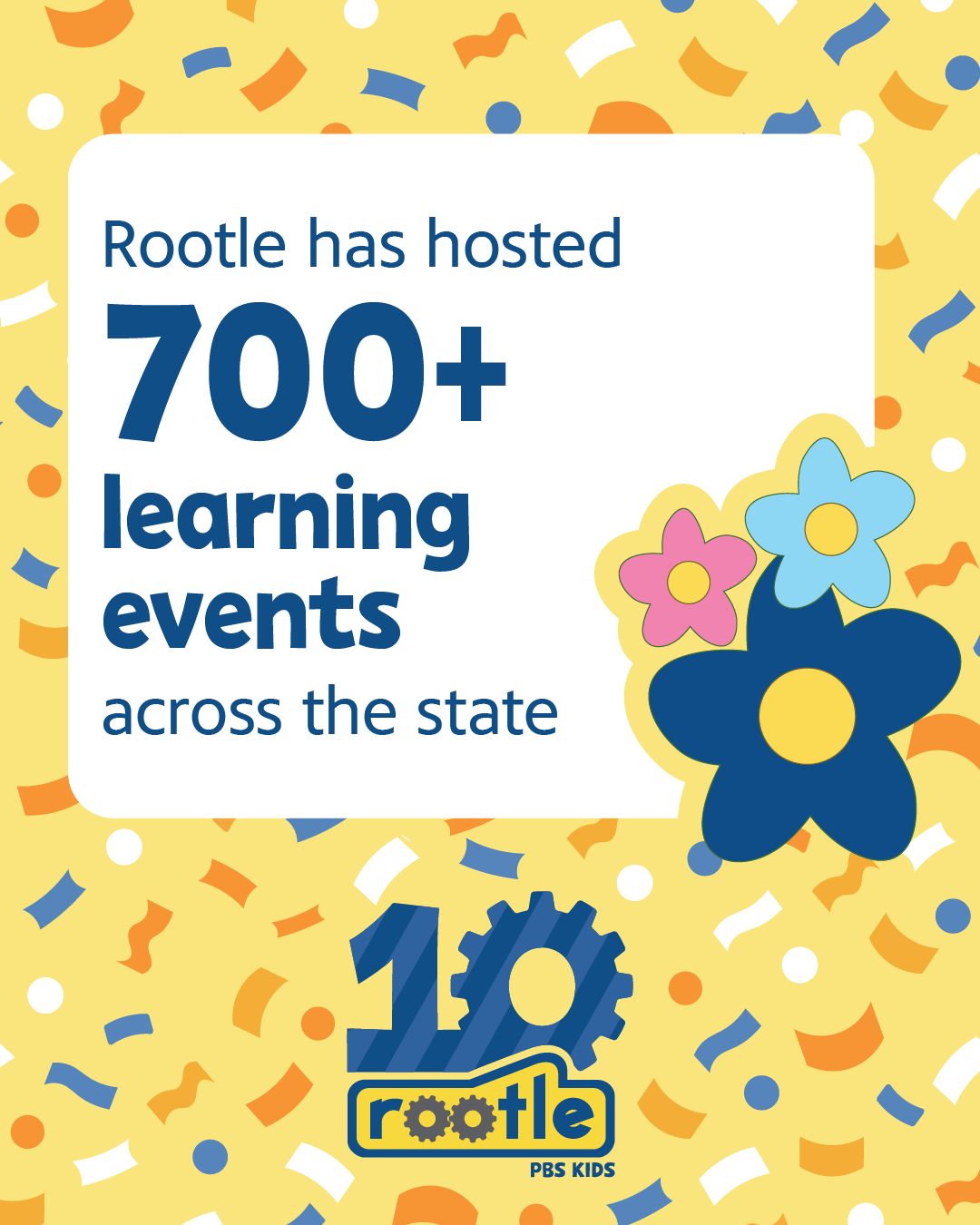 Rootle has hosted 700+ learning events across the state