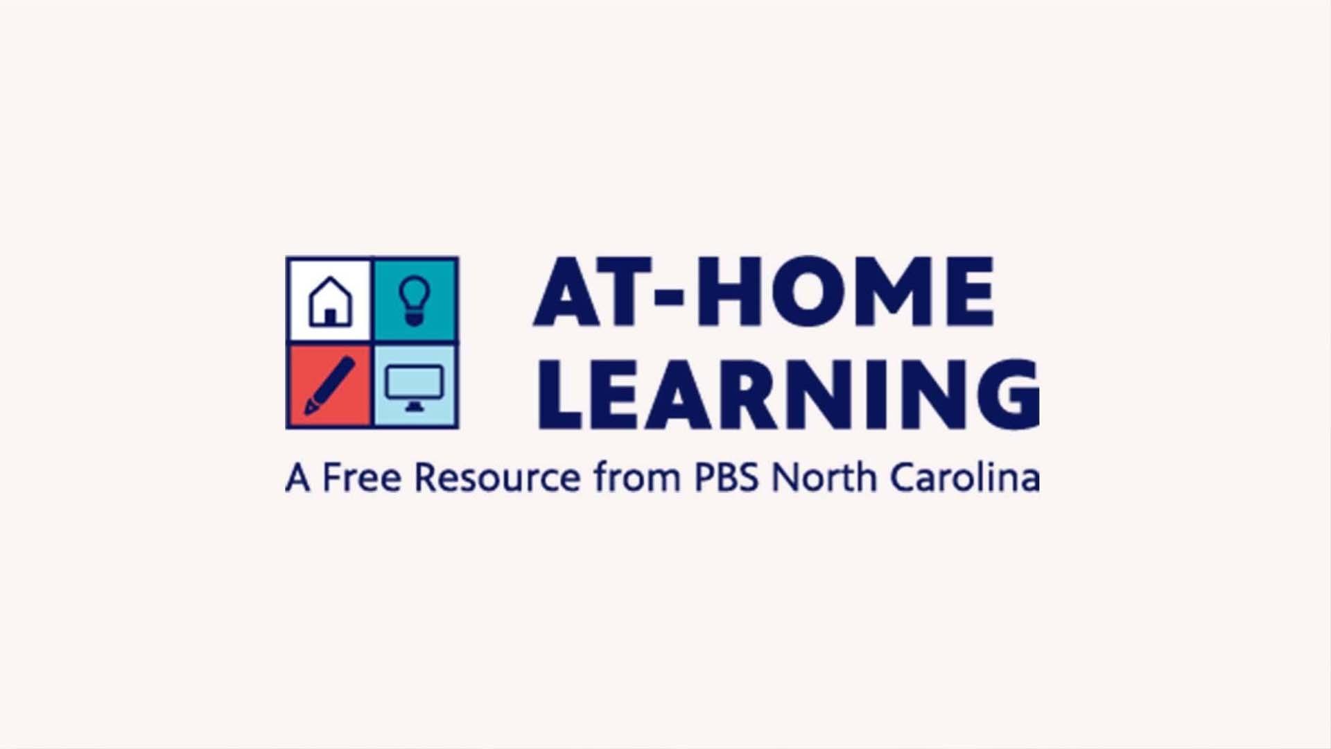 At home learning, a free resource from PBS North Carolina