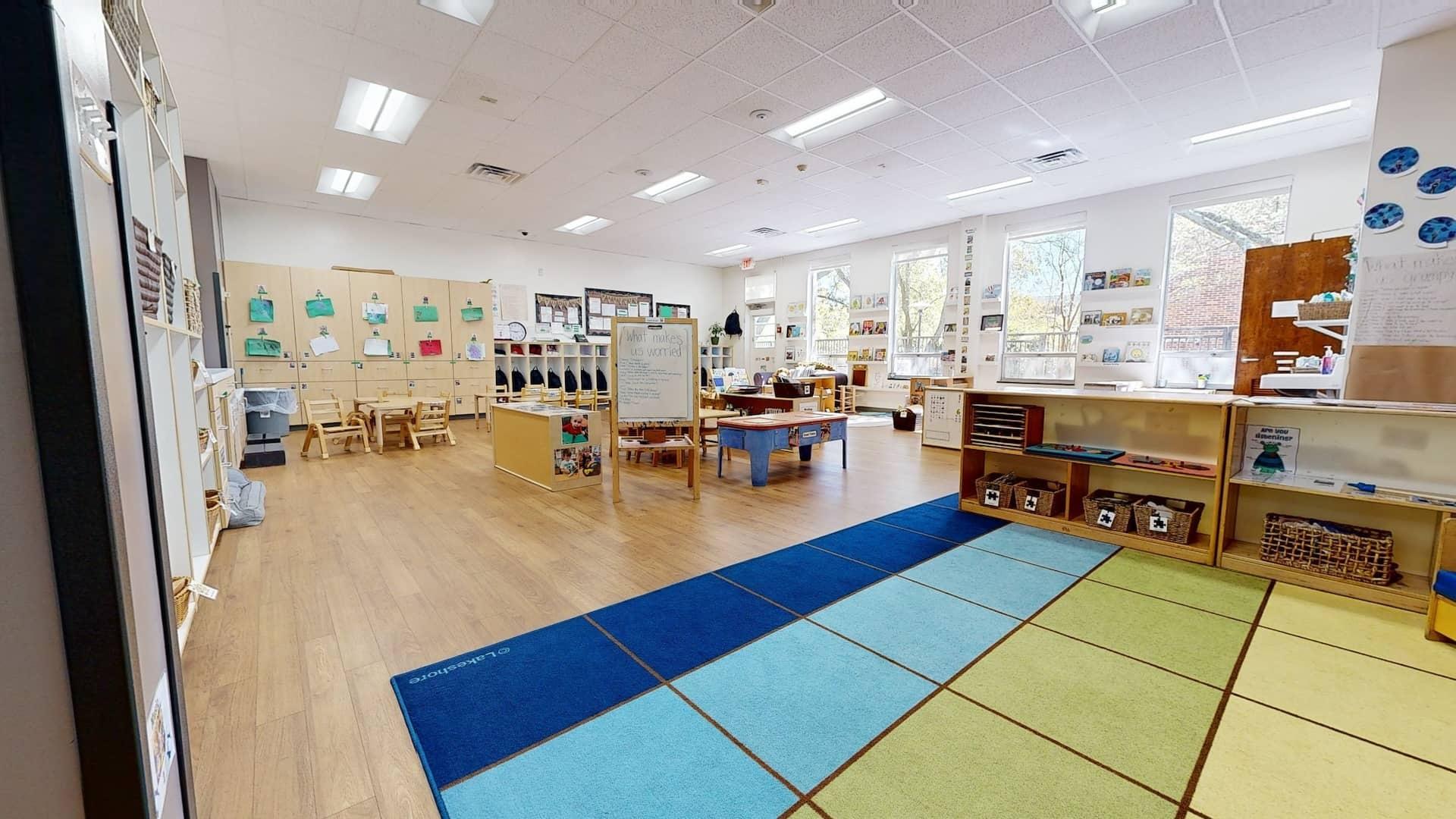 Preschool classroom, ages 3 to 4