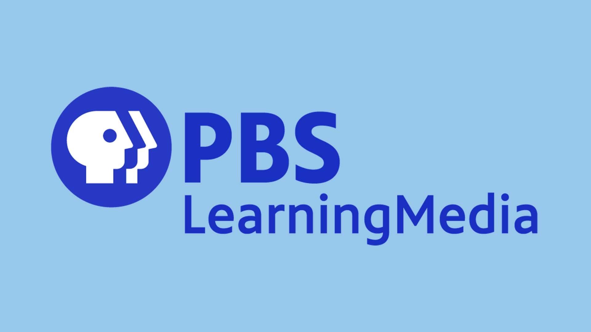 PBS learning media logo in blue