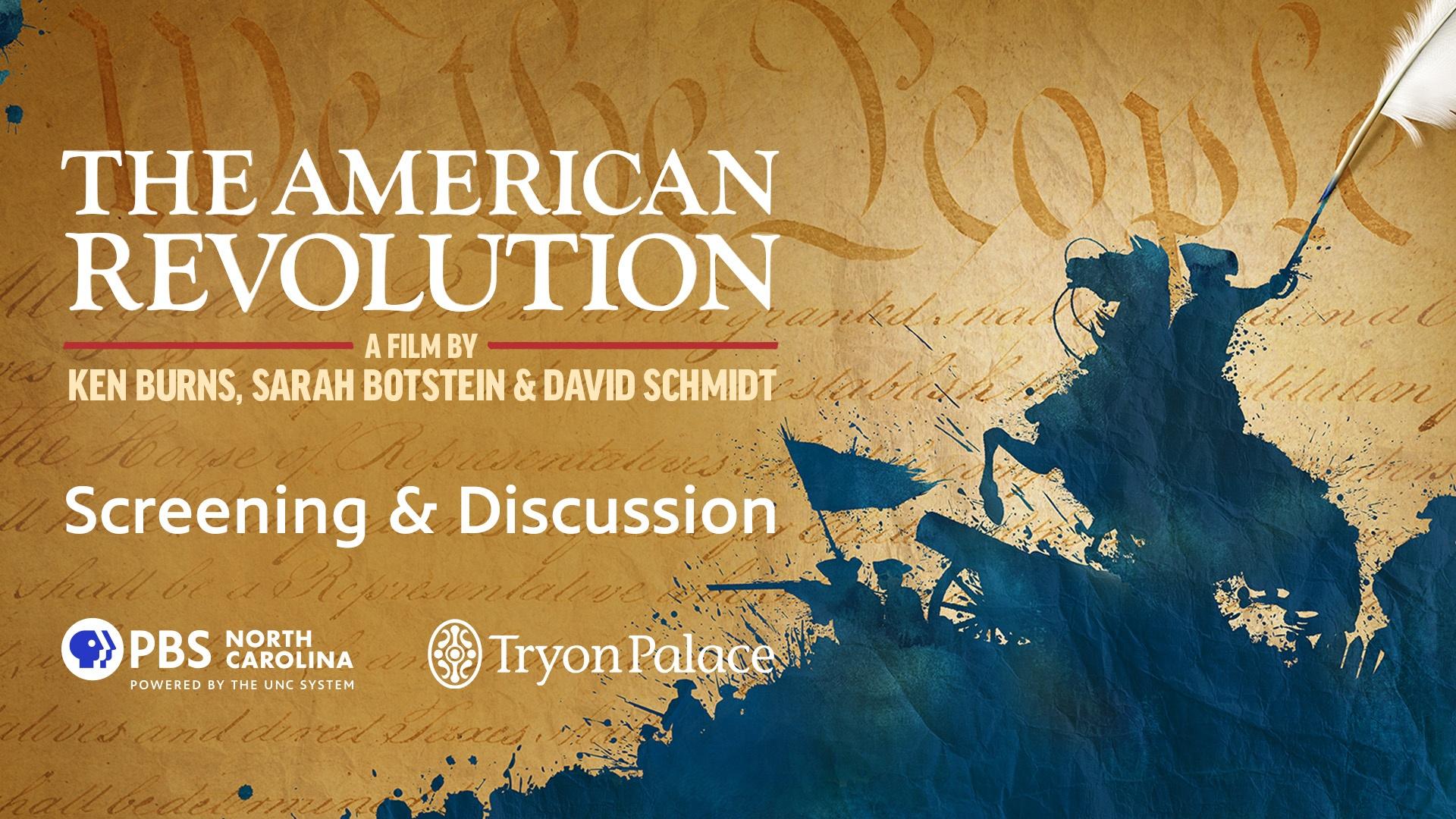 American Revolution Screening & Discussion