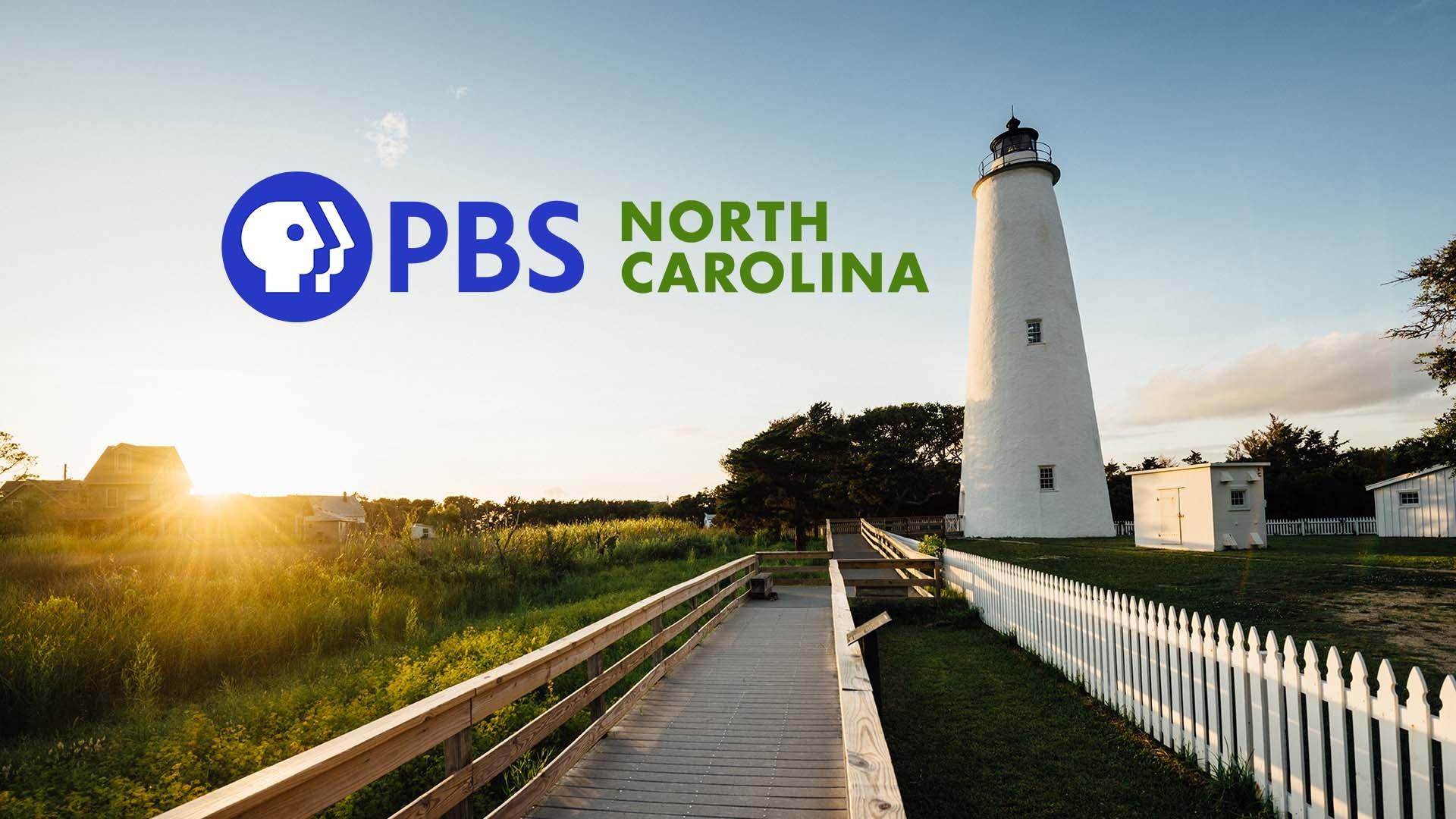 PBS North Carolina logo on a farm background