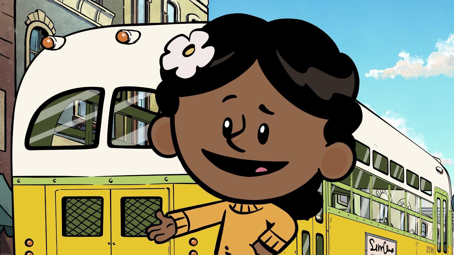 Rosa Parks as a character in Xavier Riddle and the Secret Museum.