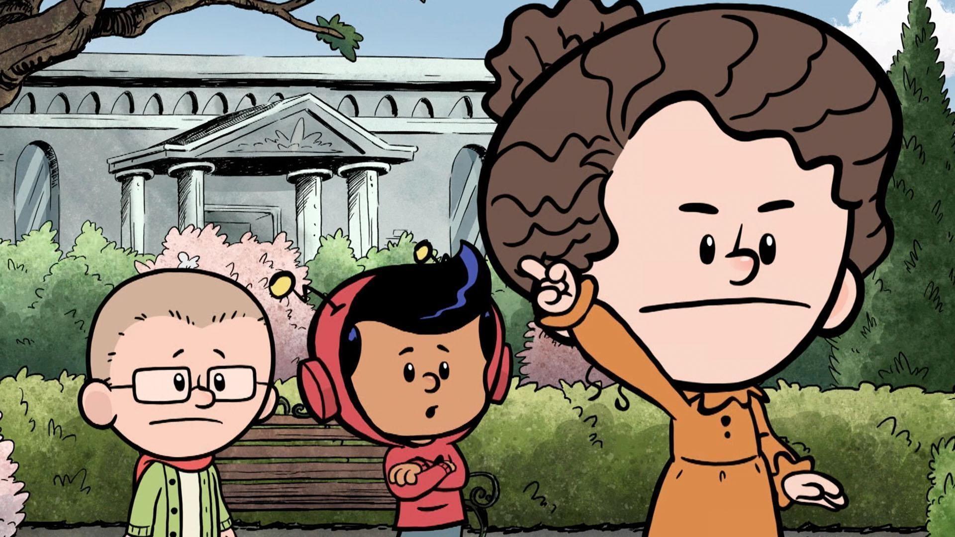 Marie Curie featured in Xavier Riddle and the Secret Museum.