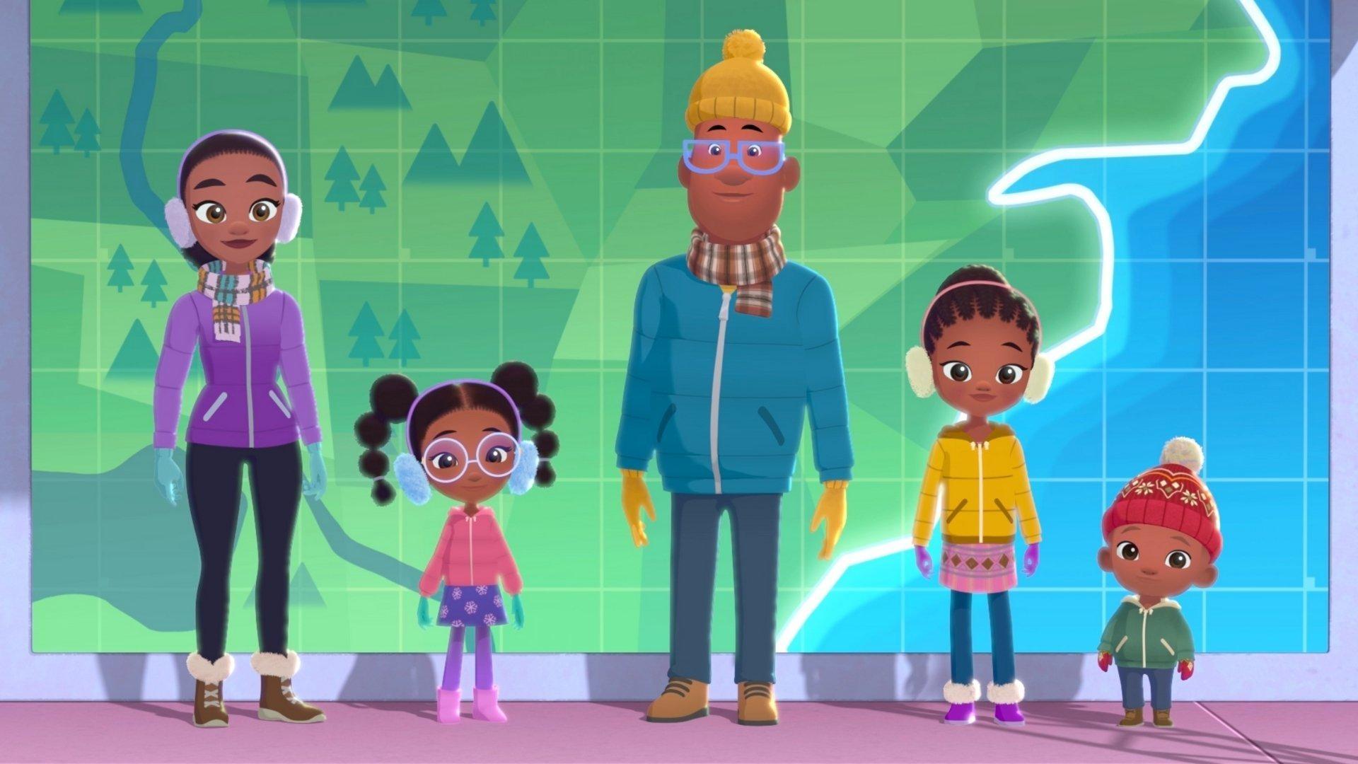 Weather detective Lily Hunter and her family.