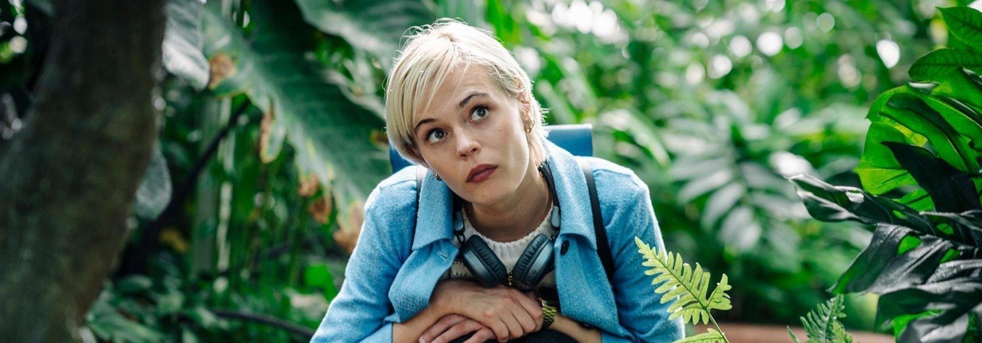 Ella Maisy Purvis as Patience Evans, a white woman with light blonde hair.