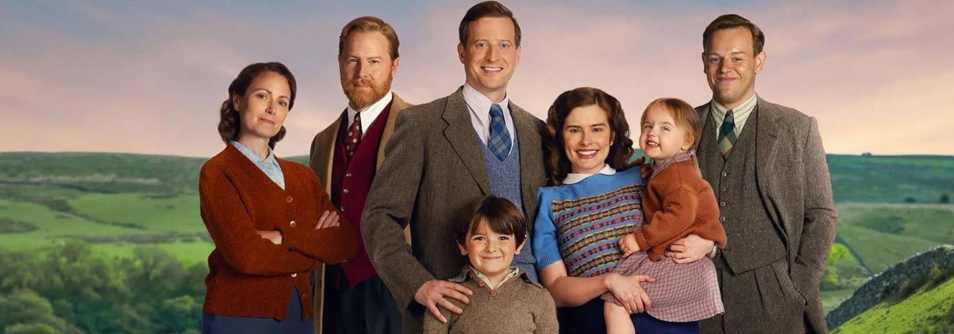 The main cast of All Creatures Great and Small.